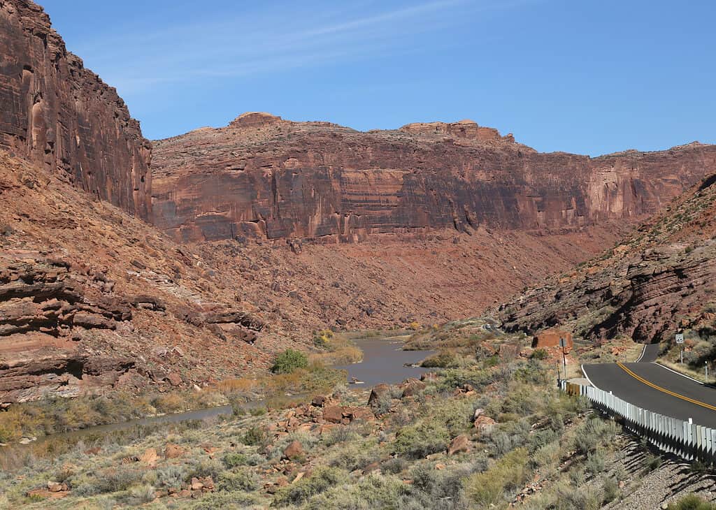 Strada principale preistorica del diamante del dinosauro, Utah