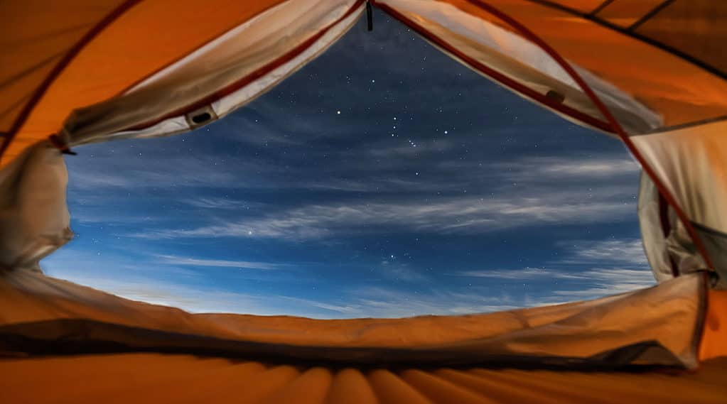 Zona desertica, Tenda, Campeggiare, Senza persone, Clima arido