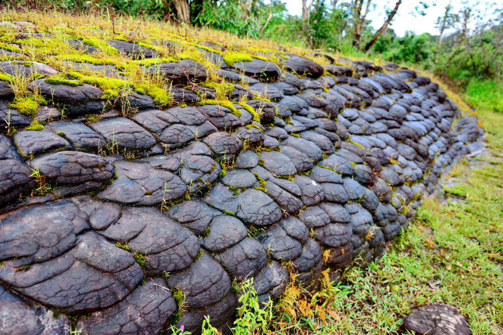 Formazione di lava a cuscino in Thailandia