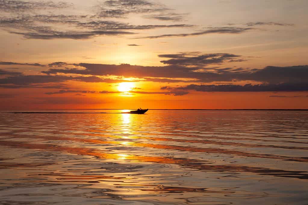 Upper Red Lake, Minnesota - Pesca sul ghiaccio nel Minnesota