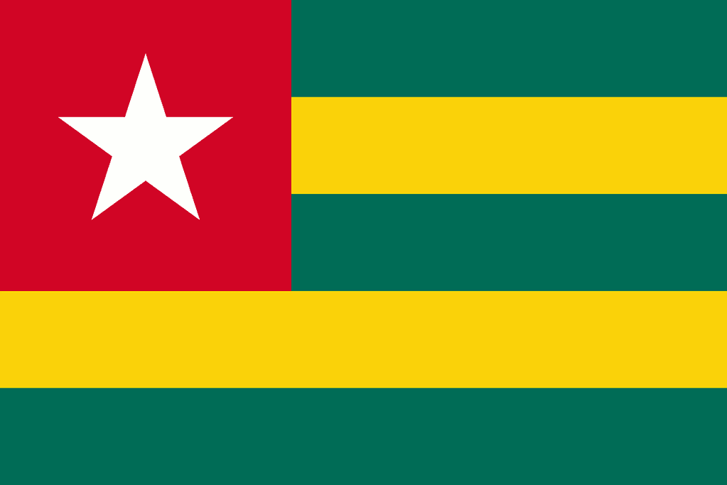 bandiera del togo