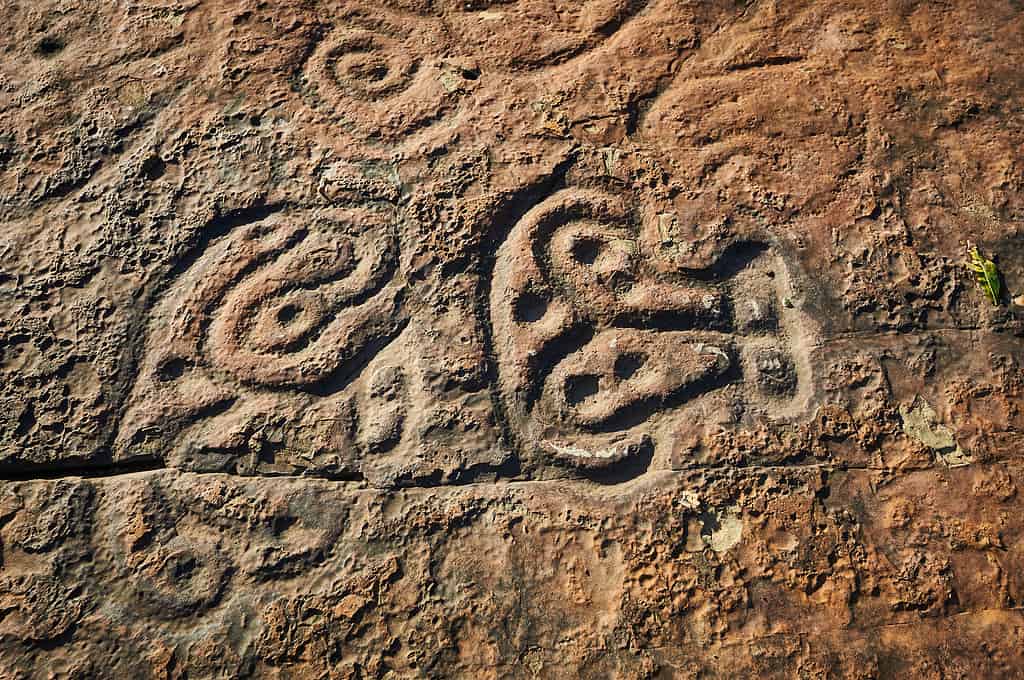 I pittogrammi delle caverne degli indiani Taino