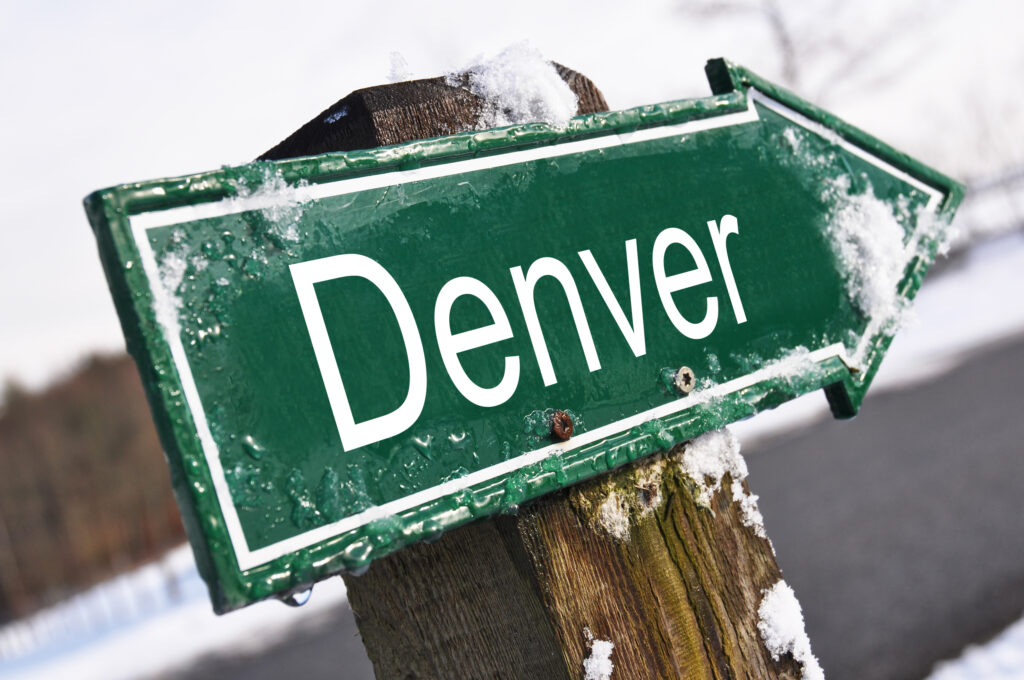 Cartello stradale DENVER