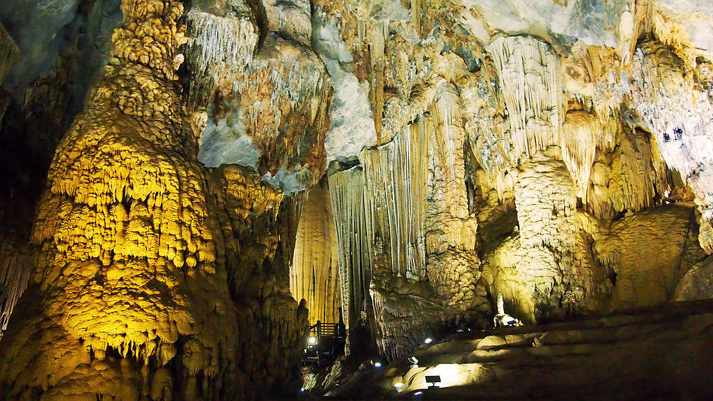 Grotta del Paradiso (Grotta del Paradiso) nel Parco Nazionale di Phong Nha-Ke Bang, Vietnam