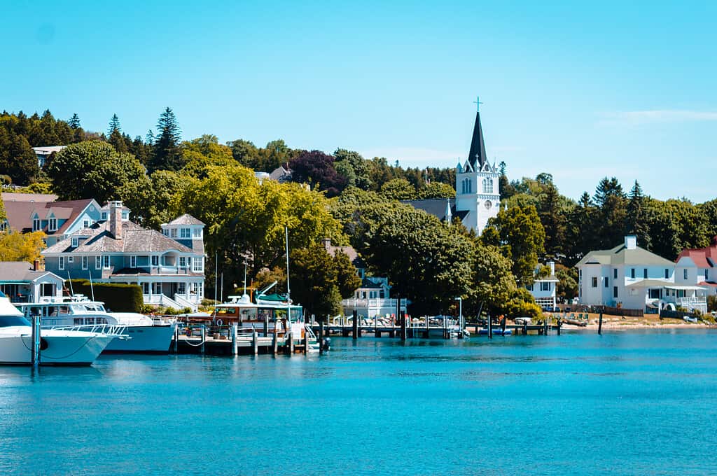 Il porto dell'isola di Mackinac