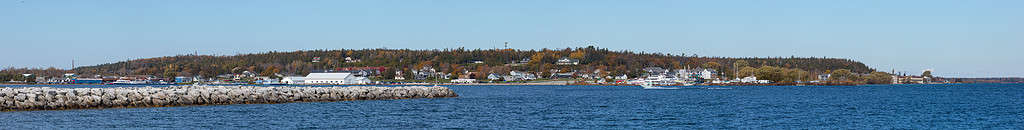 St. Ignace, Michigan, USA, durante l'autunno