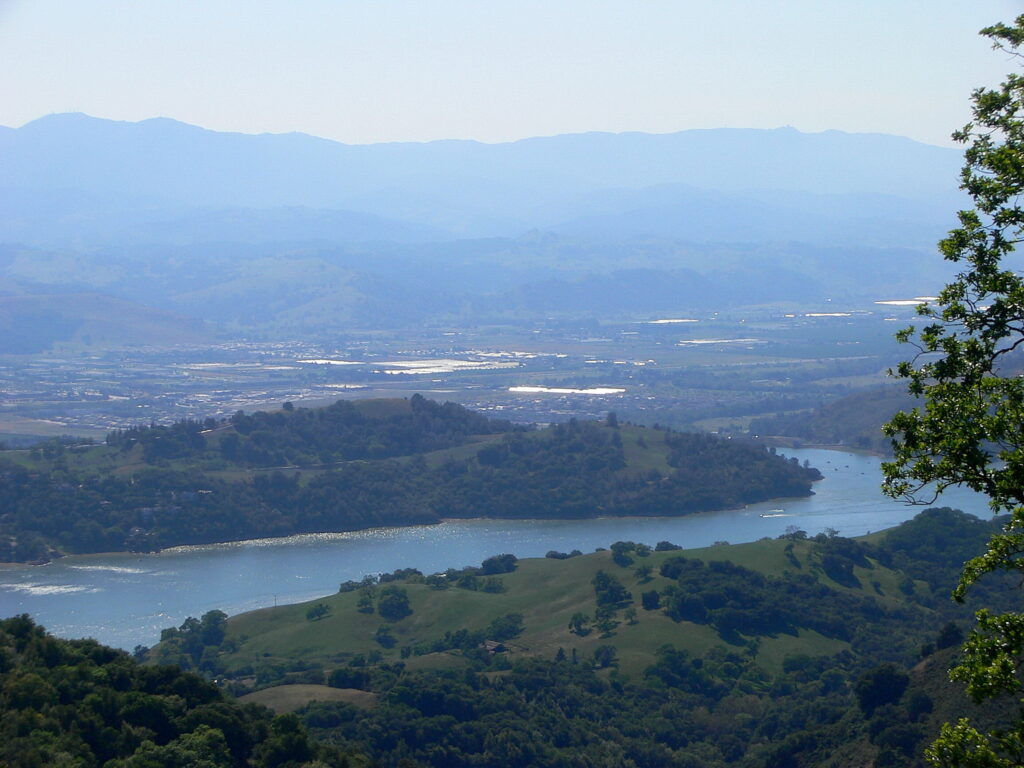 Anderson Reservoir in California - Nuotare a San Jose