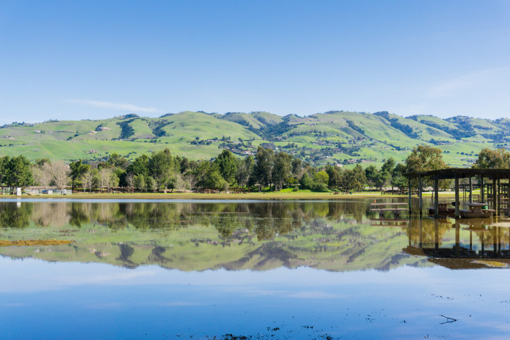 Cunningham Lake in California - Nuotare a San Jose