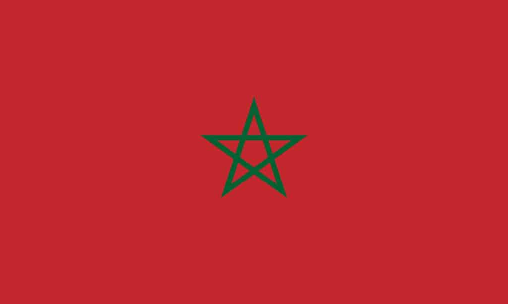La bandiera del Marocco