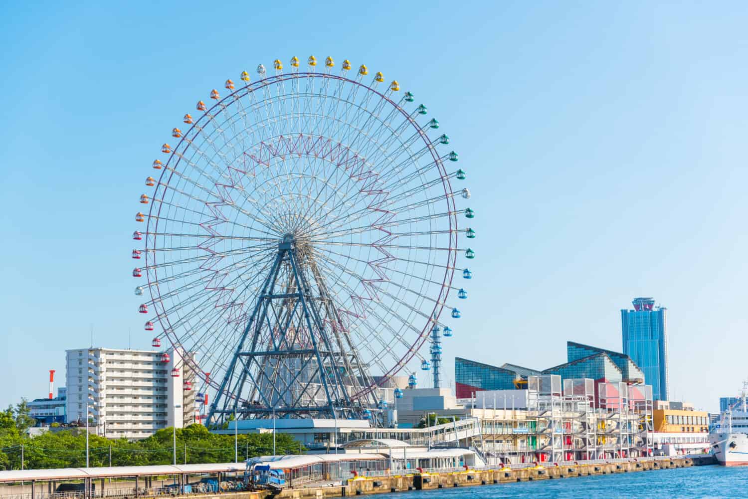 Ruota panoramica Tempozan e Acquario Kaiyukan di Osaka