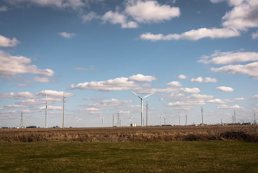 Parco eolico in Indiana