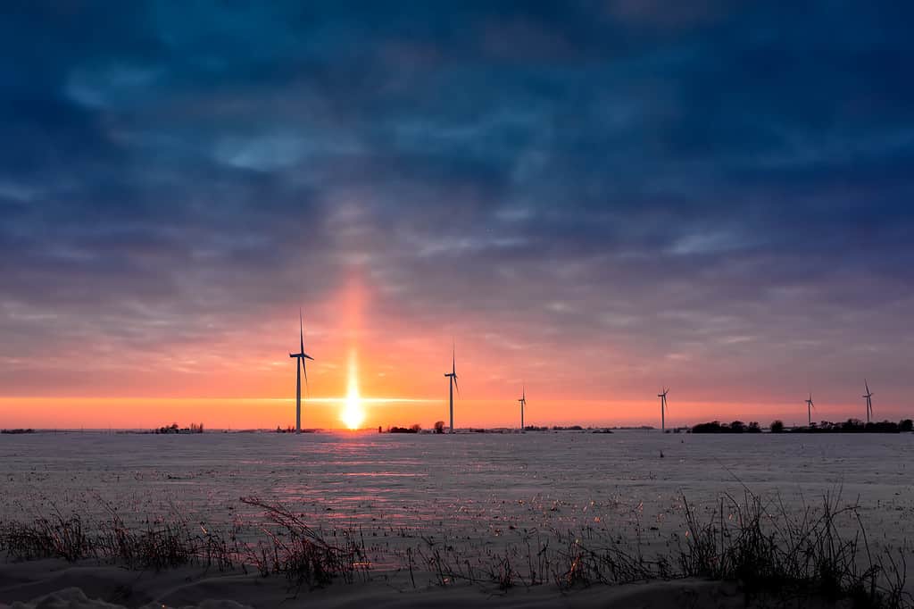 Parco eolico in Iowa