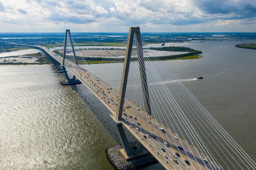 Ponte Arthur Ravenel Jr. nella Carolina del Sud