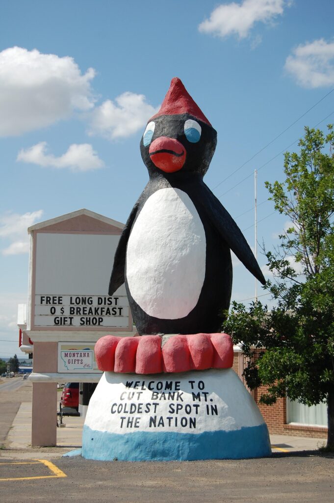 La statua di pinguino più grande del mondo