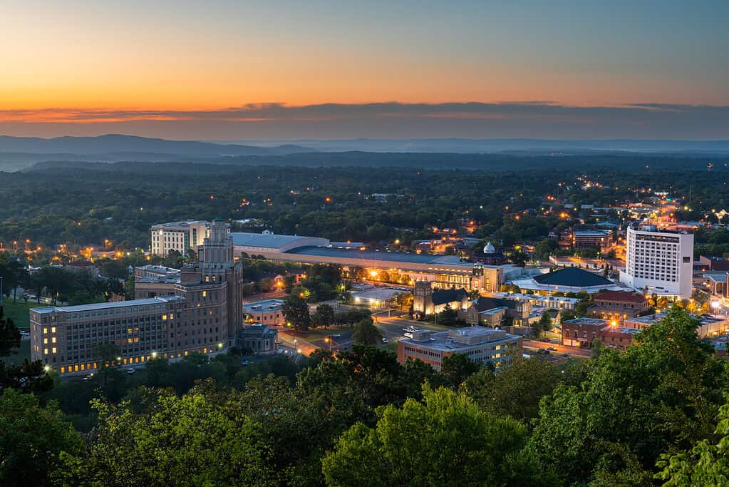 Skyline di Hot Springs, Arkansas