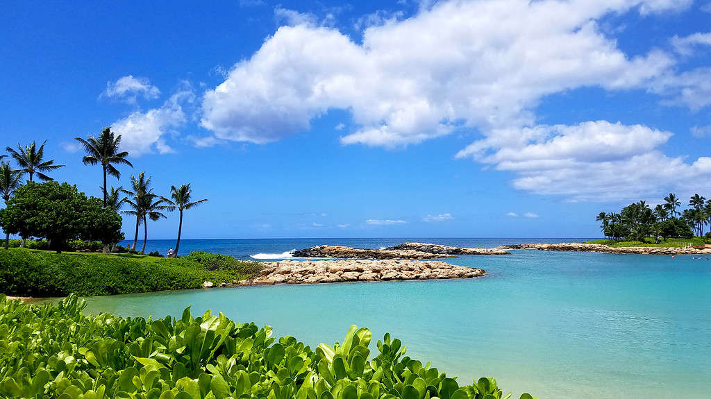 La laguna di Olina, Hawaii