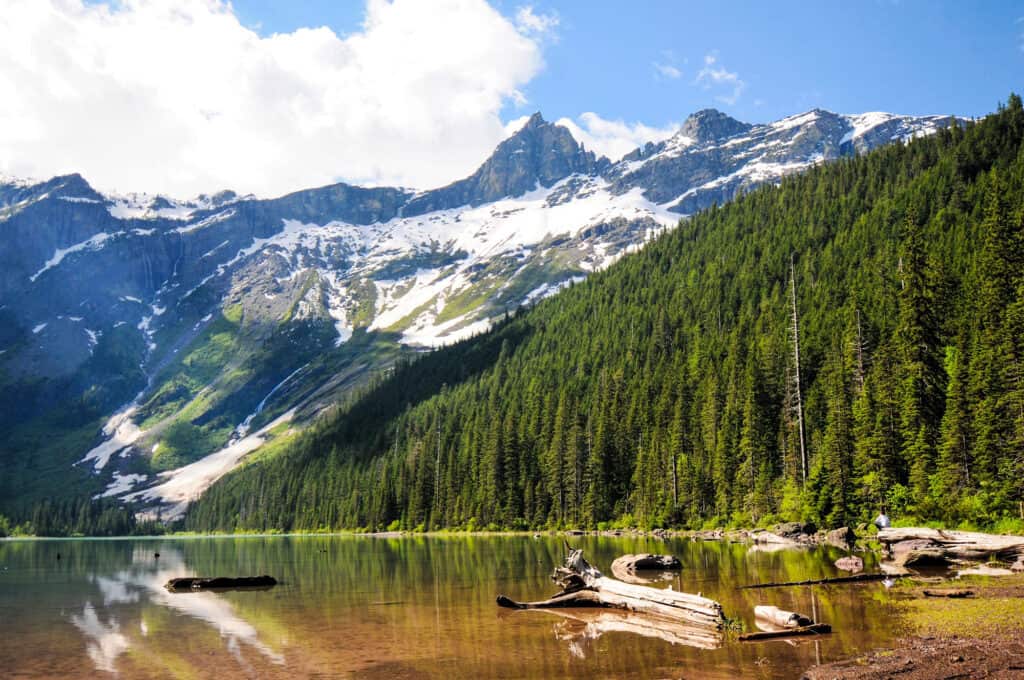 Lago di valanghe, Montana