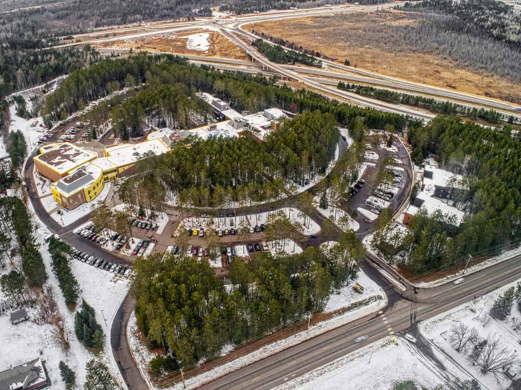 Riserva dei nativi americani di Fond du Lake nel nord del Minnesota