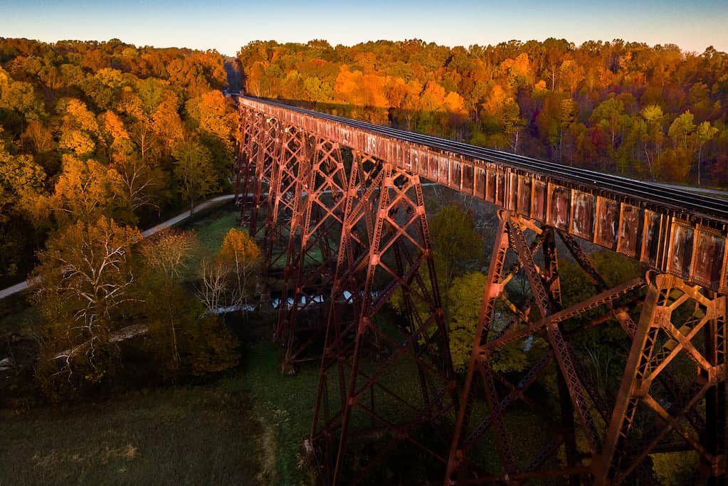 Tulip Viaduct o Tulip Trestle, Indiana