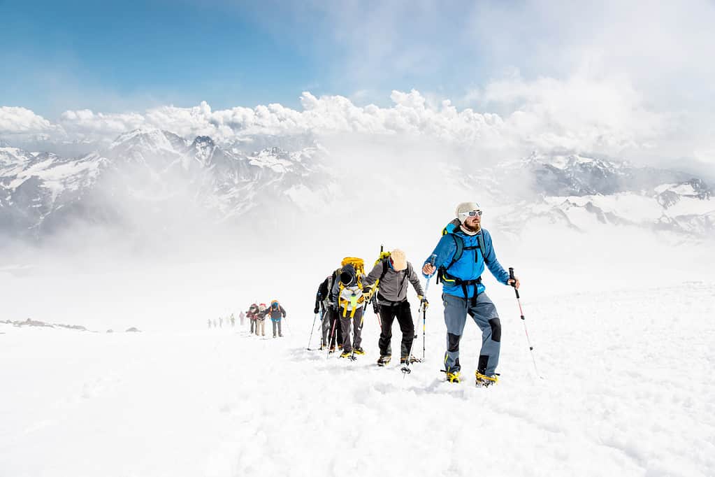 Gruppo di alpinisti
