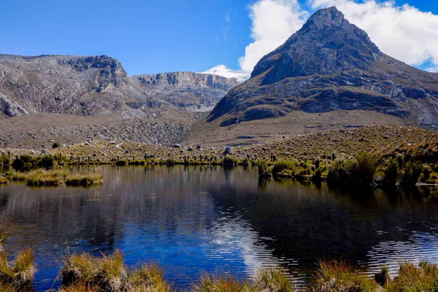 Laguna di Pintada e Black Bell nel Parco Nazionale di El Cocuy, Colombia
