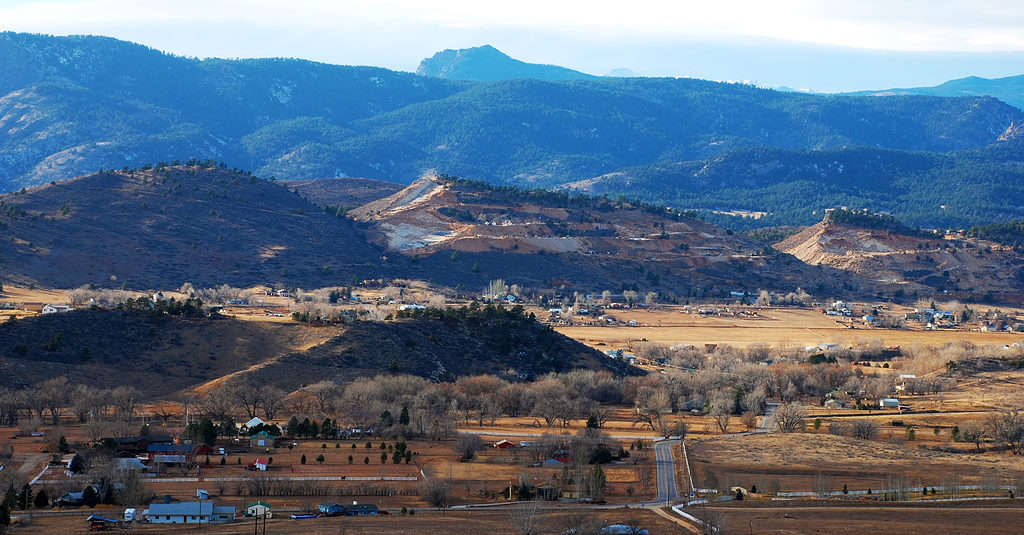 Insediamenti rurali al di fuori di Loveland, Colorado