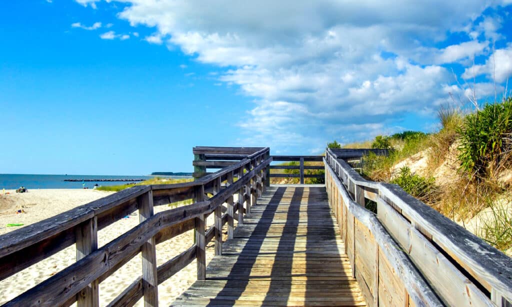 Cape Charles, Beach, Virginia - Stato USA, 2015, Bay of Water