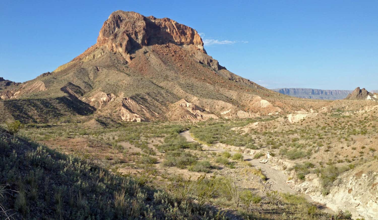 Sierra Castellan nel parco nazionale di Big Bend, Texas
