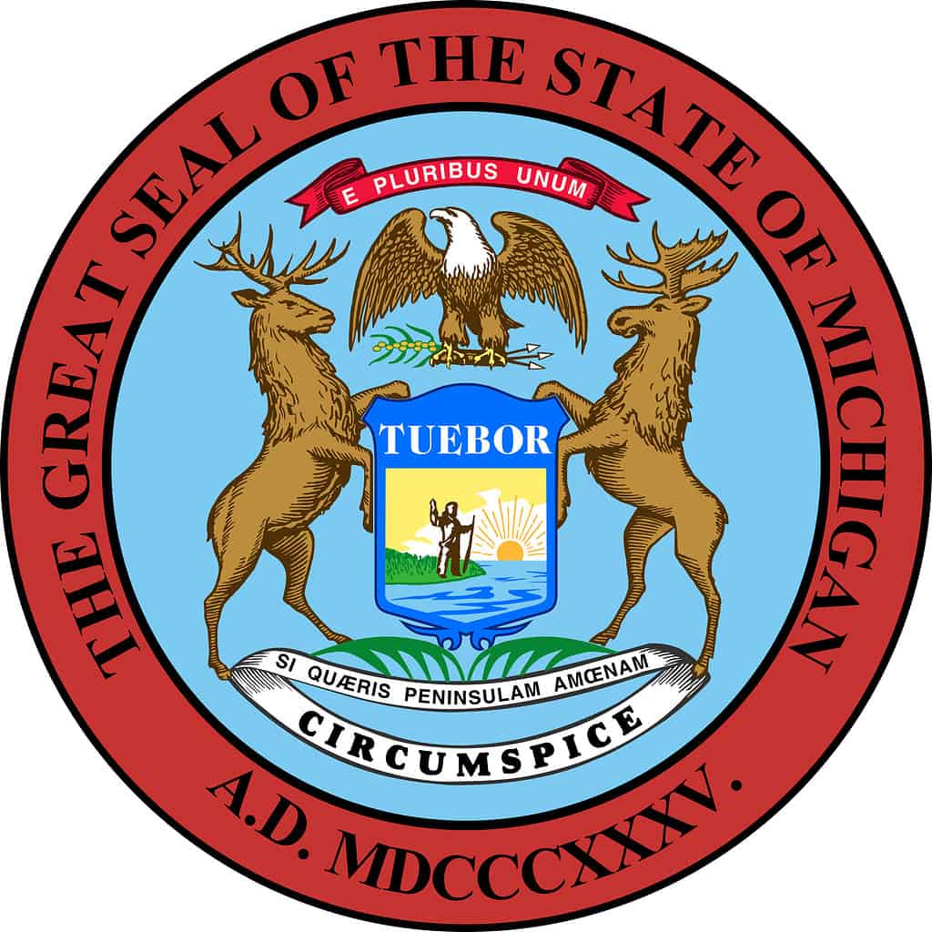 Il Grande Sigillo dello Stato del Michigan