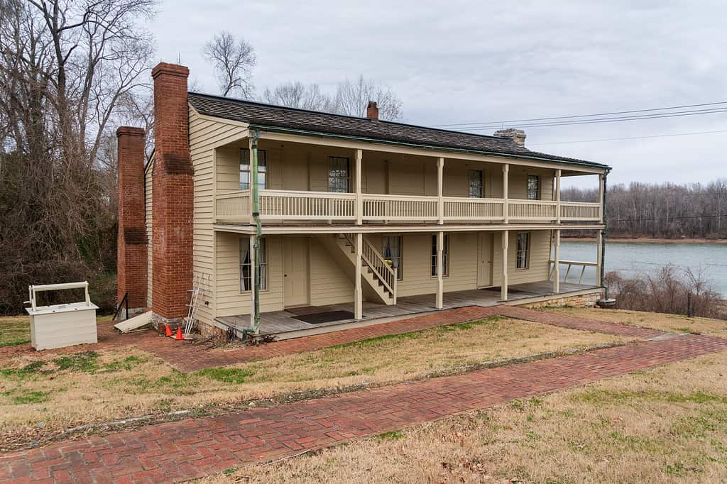 La caserma a Fort Donelson National Battlefield