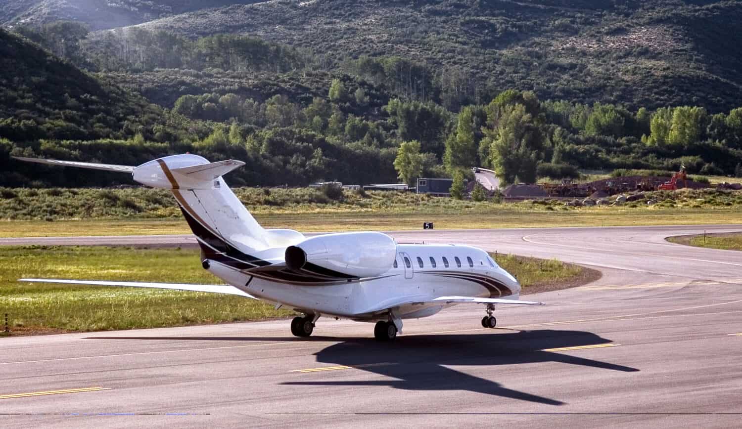 aereo sulla pista