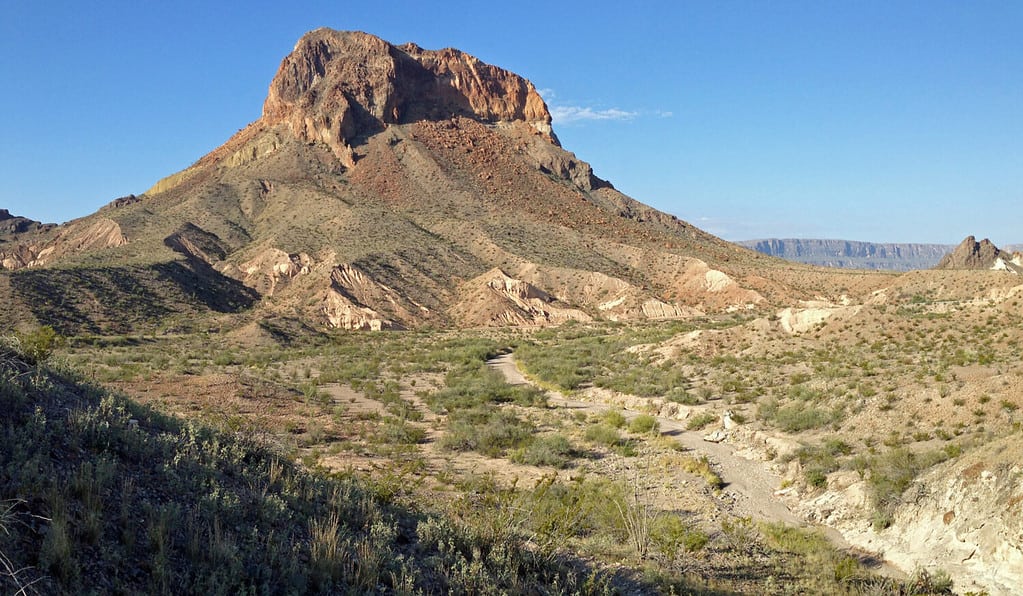 Sierra Castellan nel parco nazionale di Big Bend, Texas
