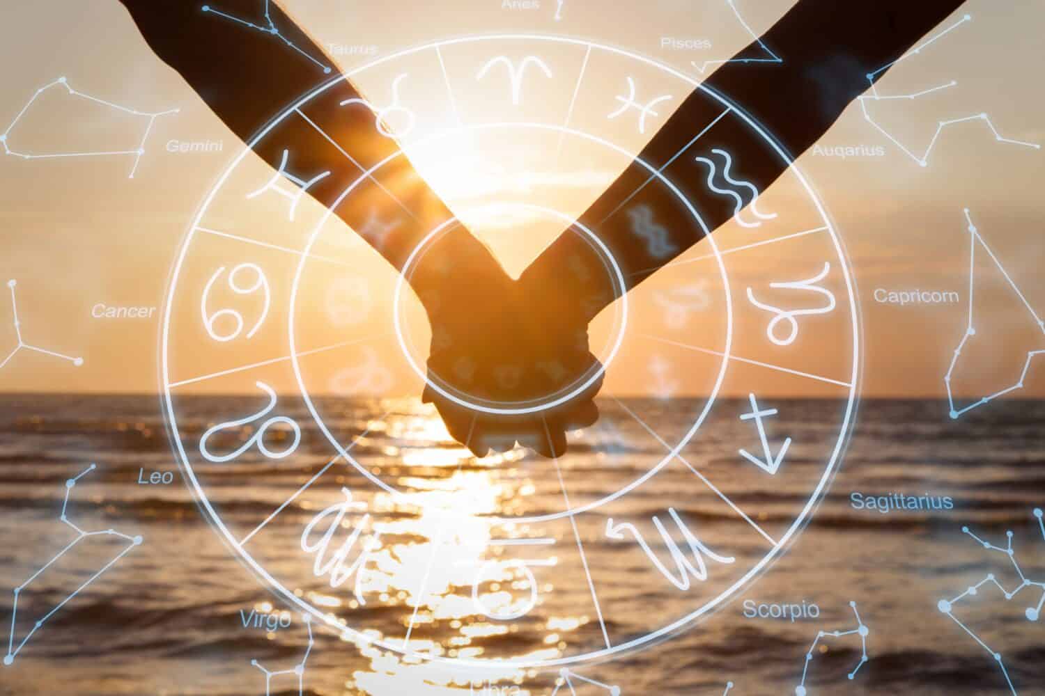 Coppia romantica innamorata.  Oroscopo E Astrologia