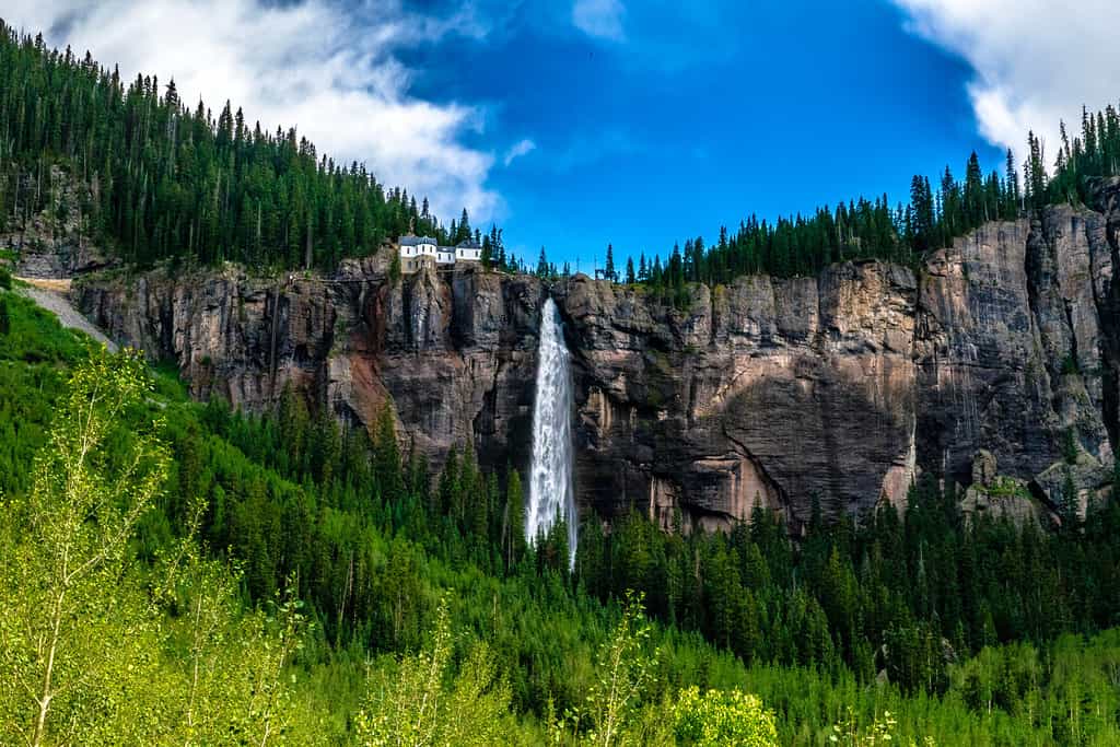 Bridal Veil cade a Telluride, in Colorado