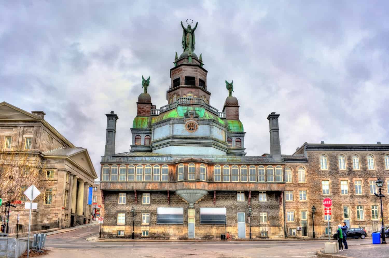 La cappella di Notre Dame de Bon Secours a Montreal, in Canada
