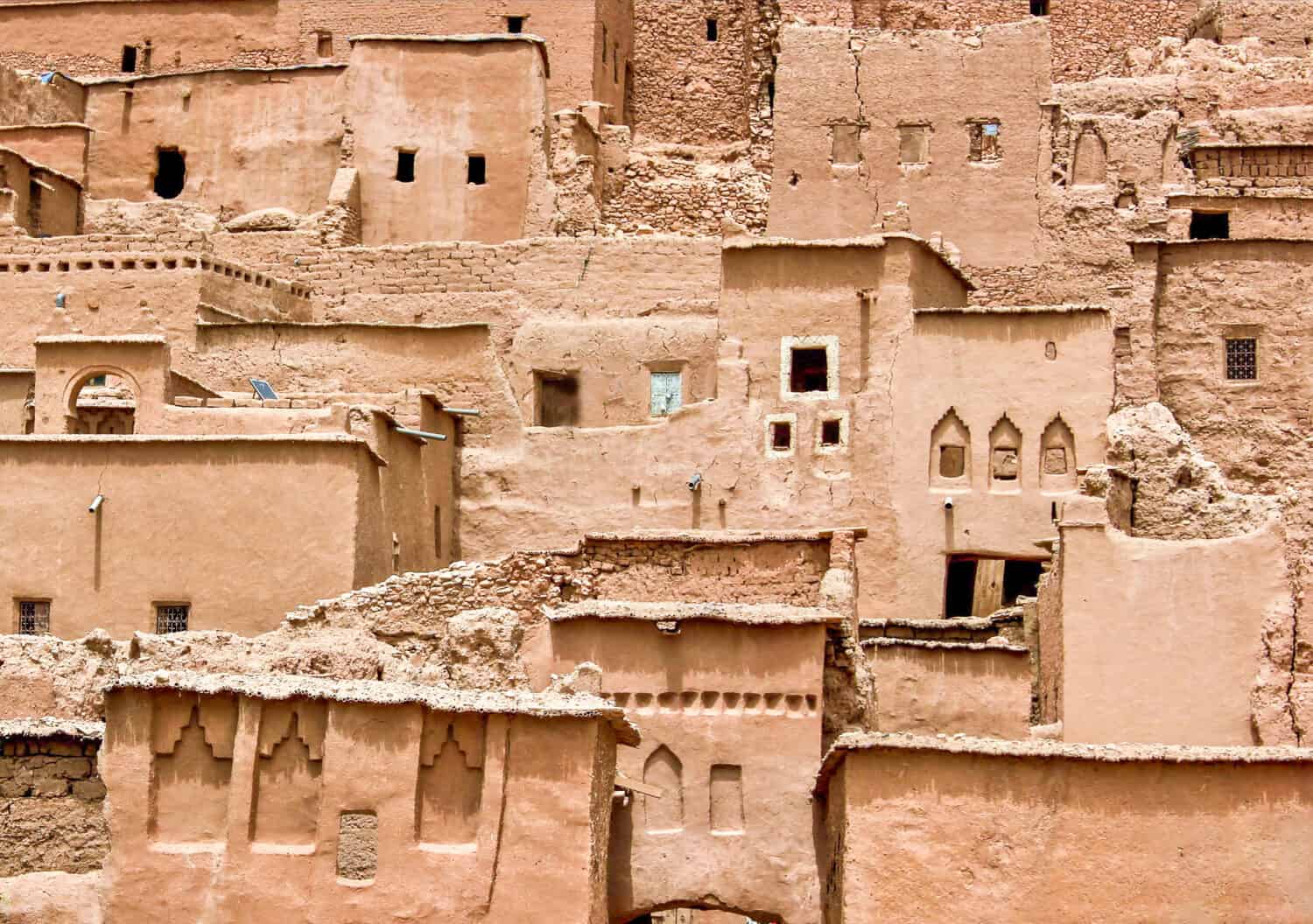 Case tradizionali di fango e argilla nel Niger