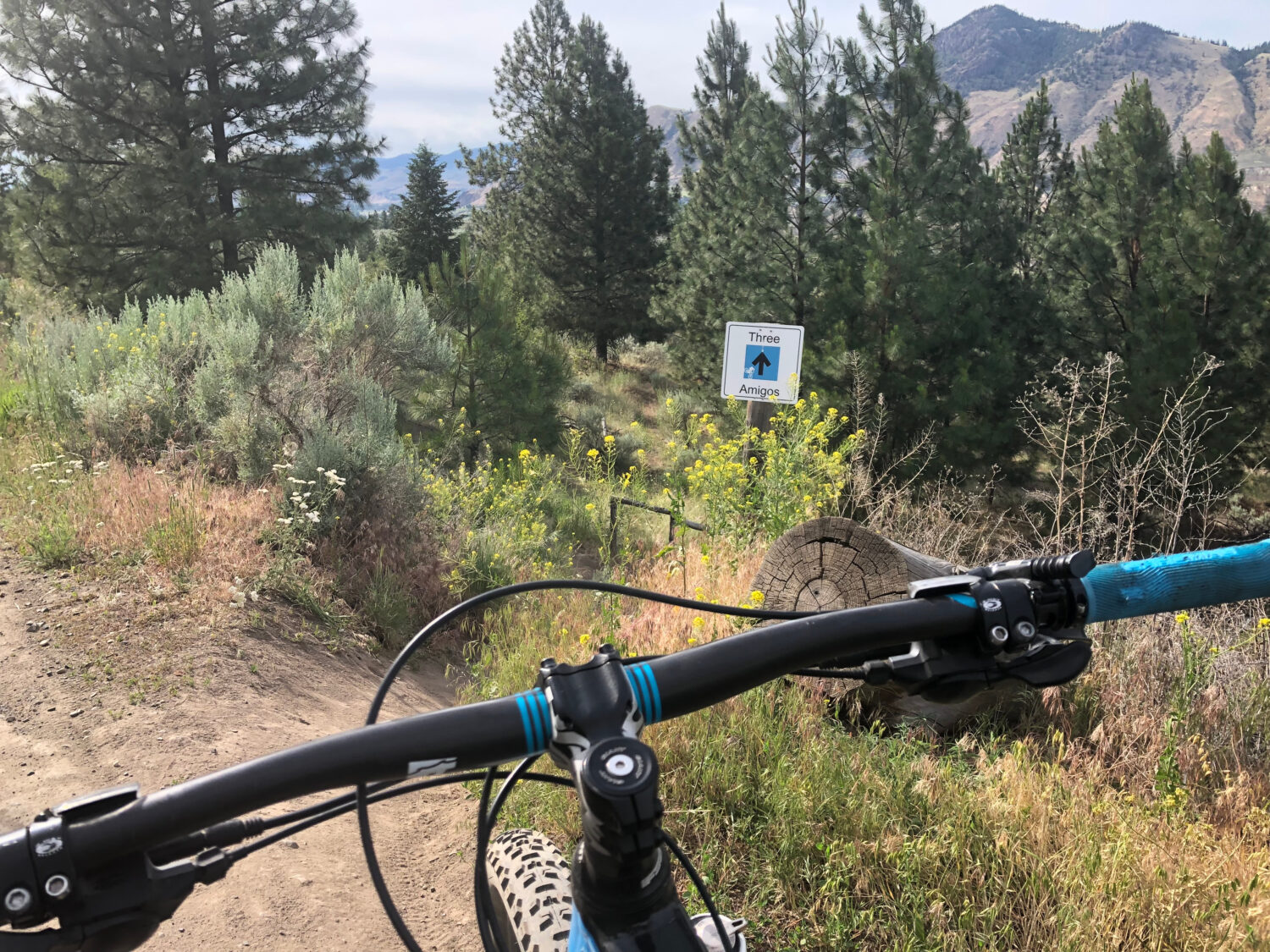 Mountain bike a Kamloops, BC