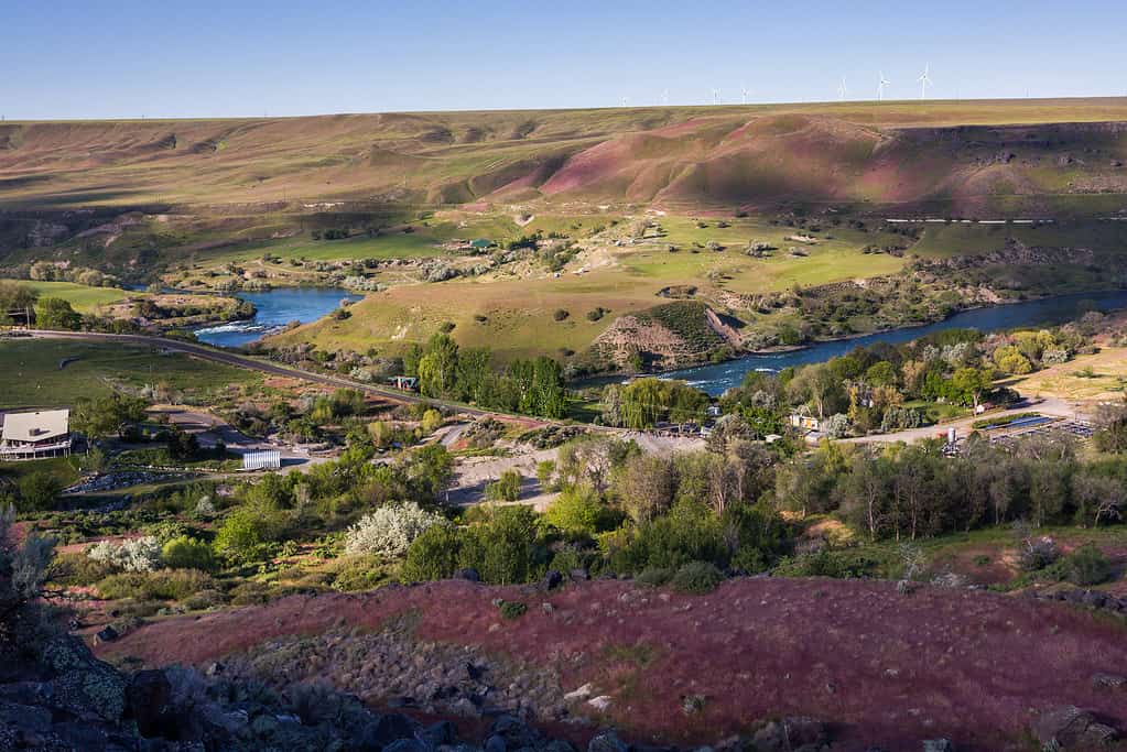 Area dei letti fossili di Hagerman nella valle del fiume Snake, Idaho