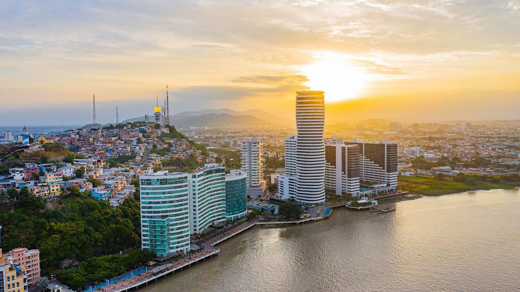 Guayaqui, Ecuador - edifici più importanti dell'Ecuador Puerto Santa Ana