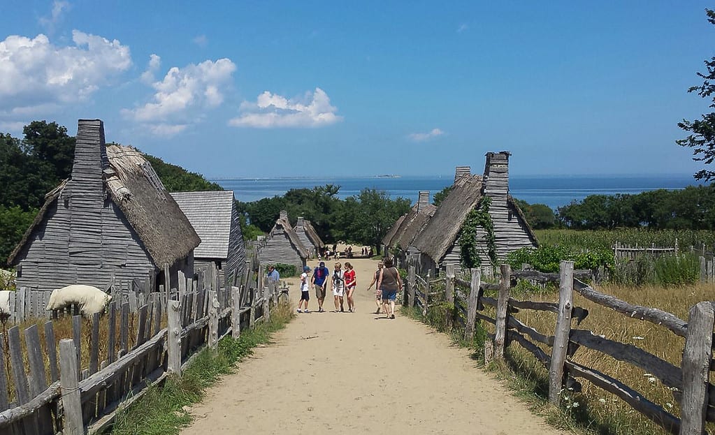 Ricreazione della piantagione di Plimoth a Plymouth, Massachusetts