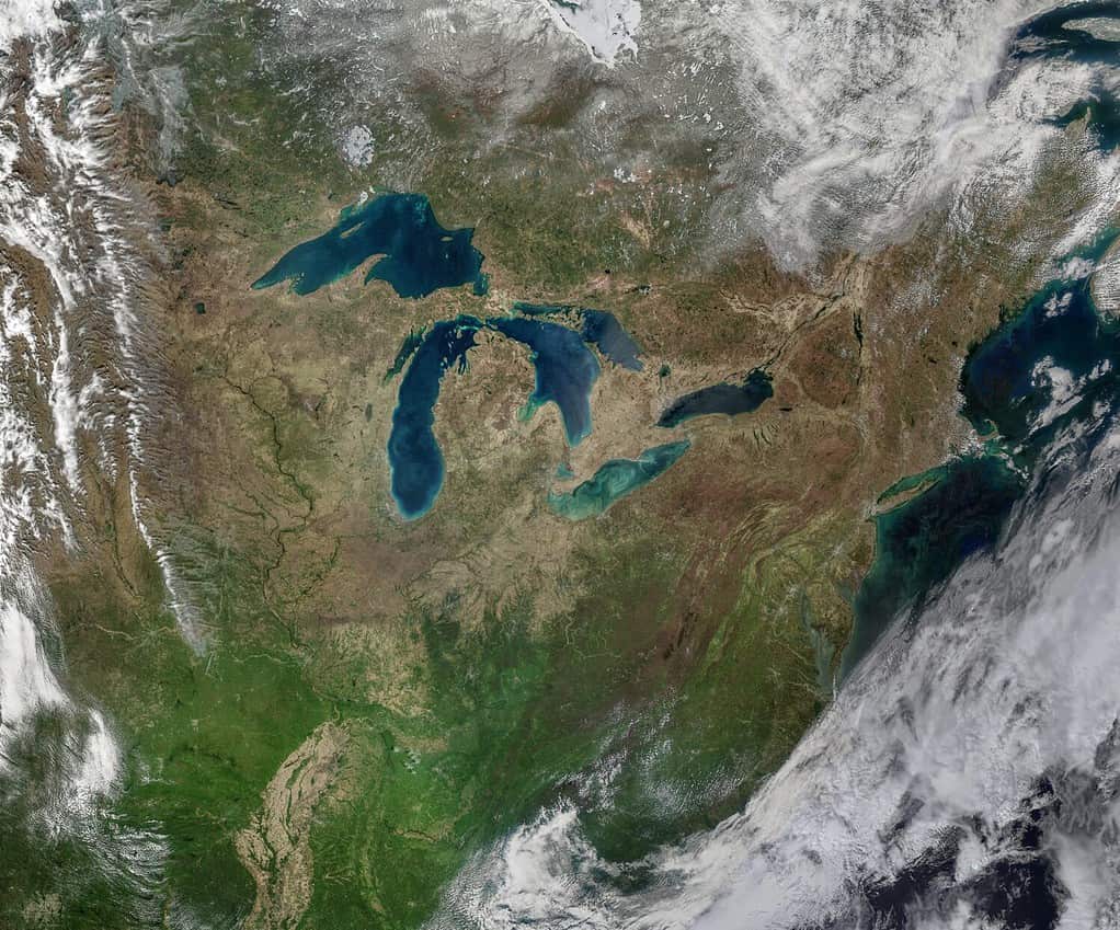 I grandi laghi. Immagine di alta qualità.