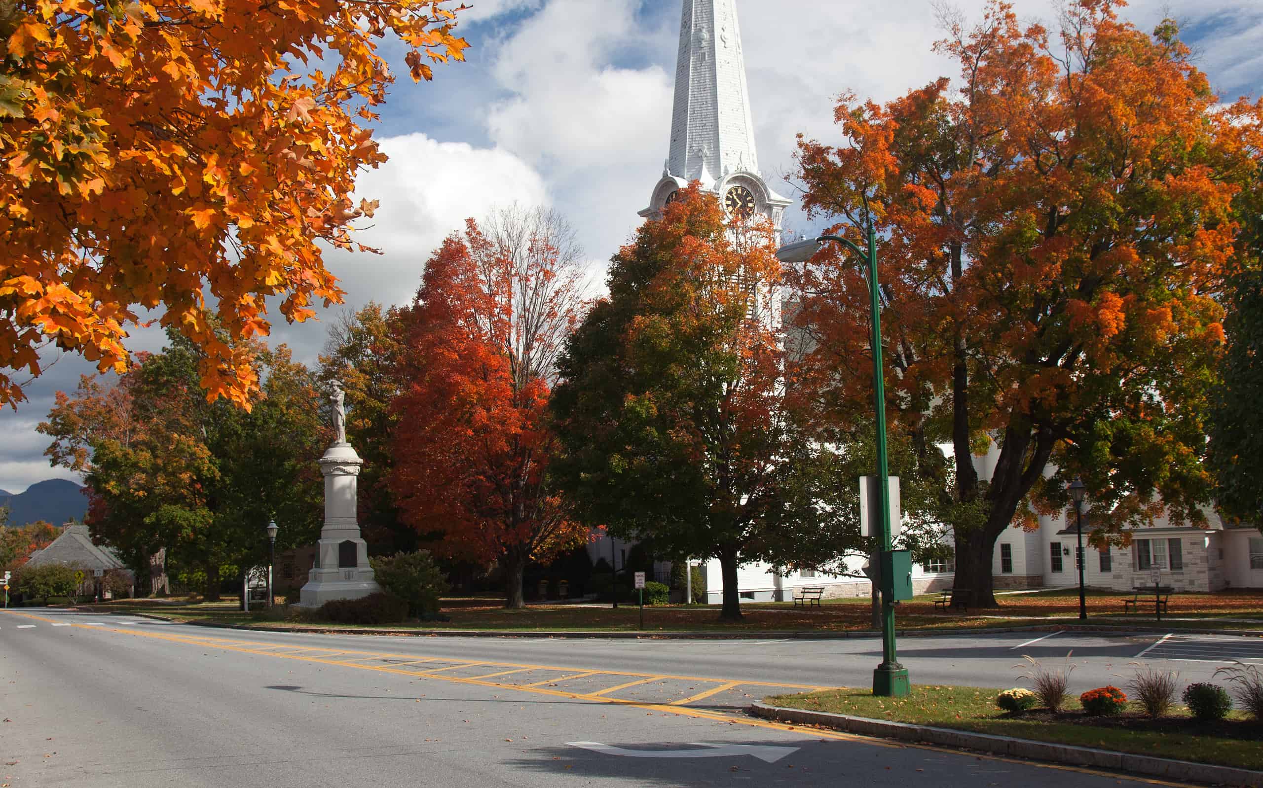 Manchester Vermont in autunno