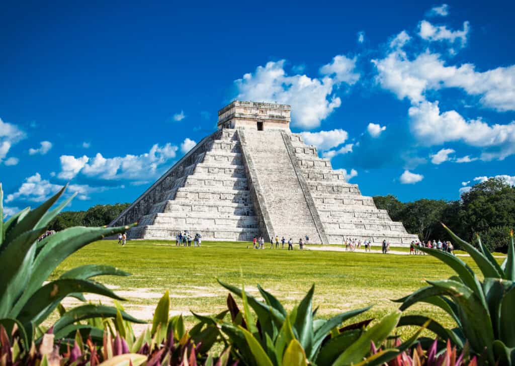 Chichen Itza, uno dei siti archeologici più visitati del Messico. Ogni anno circa 1,2 milioni di turisti visitano le rovine.