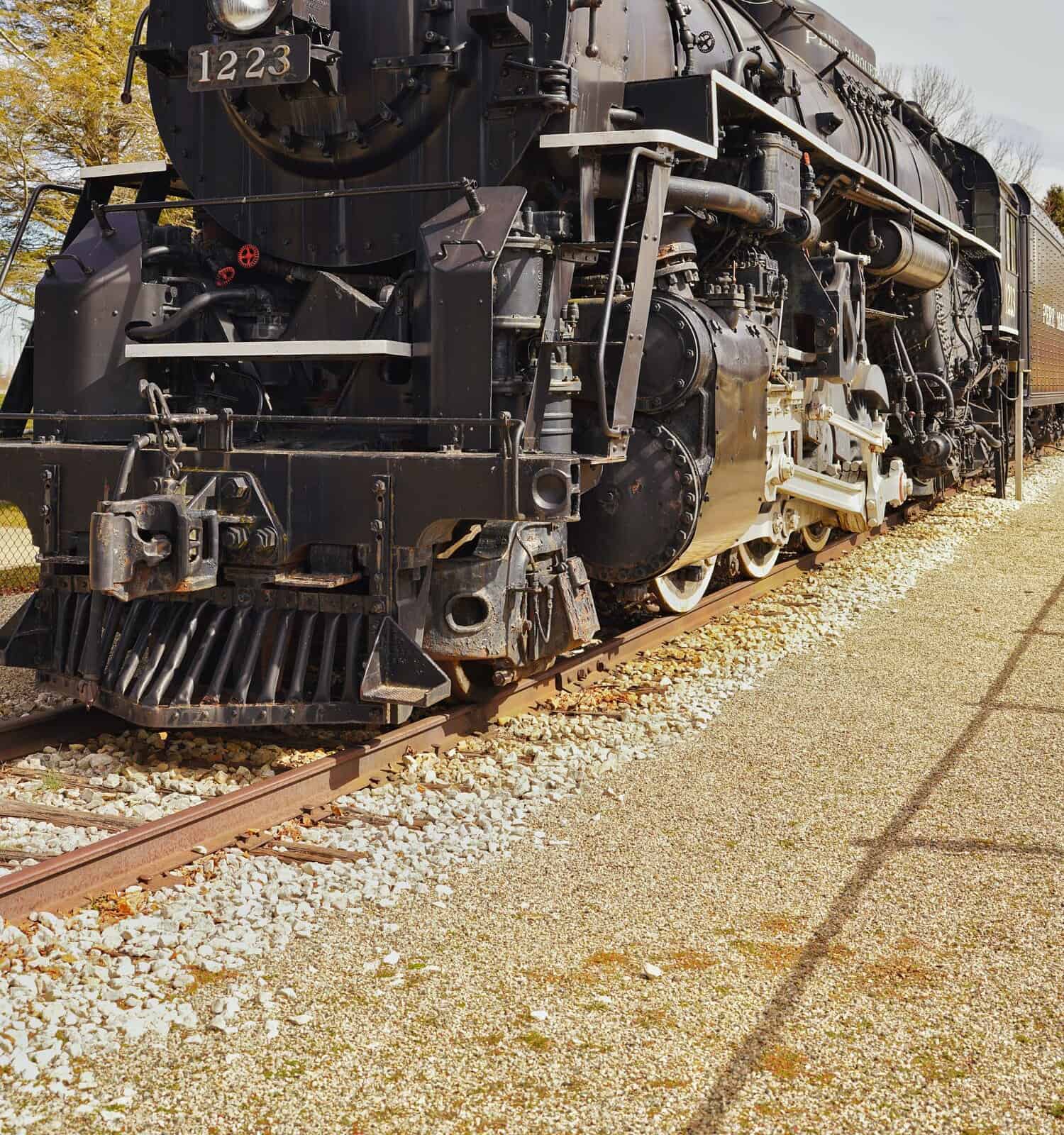 Vecchia stazione ferroviaria nel Michigan 
