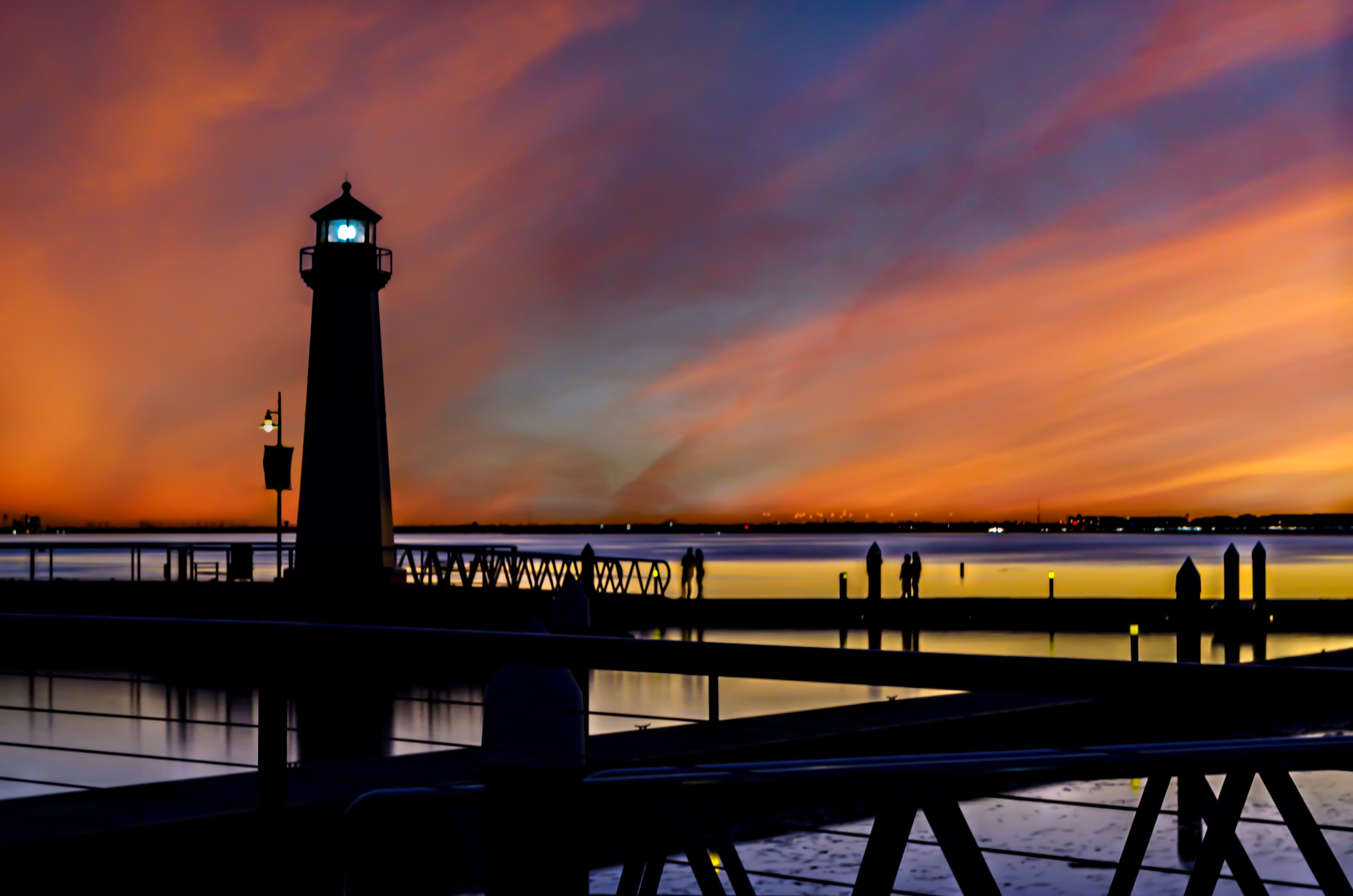 Faro al porto di Rockwall