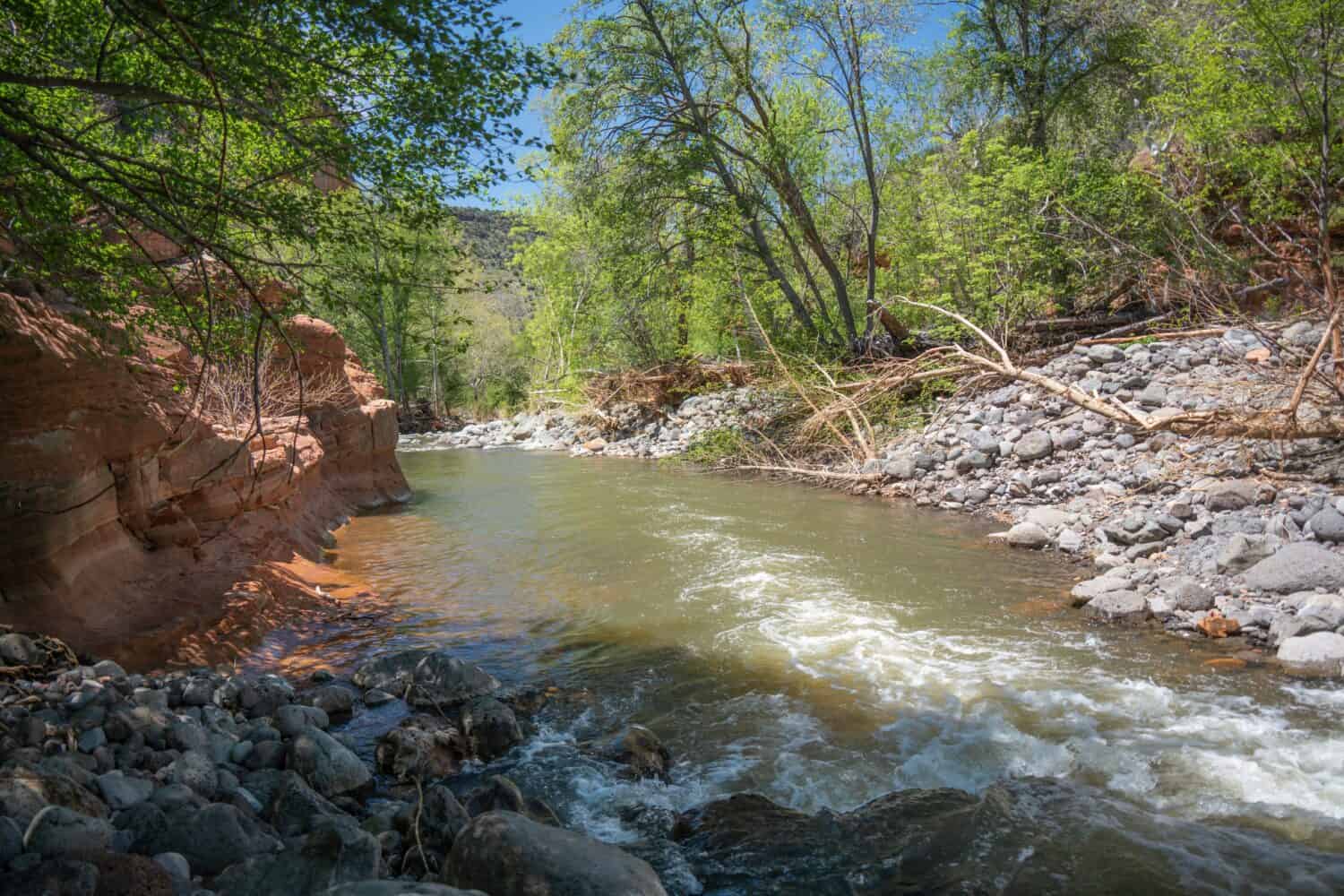 Canyon bagnato del Beaver Creek, Arizona