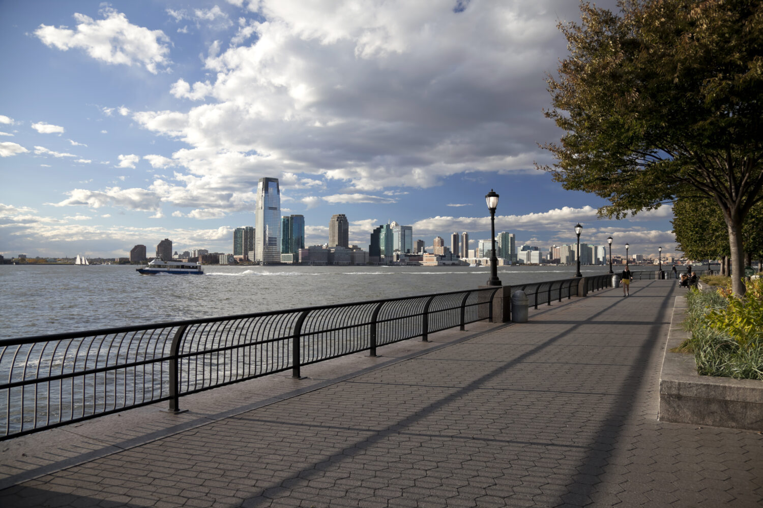 New Jersey, Jersey City e il fiume Hudson
