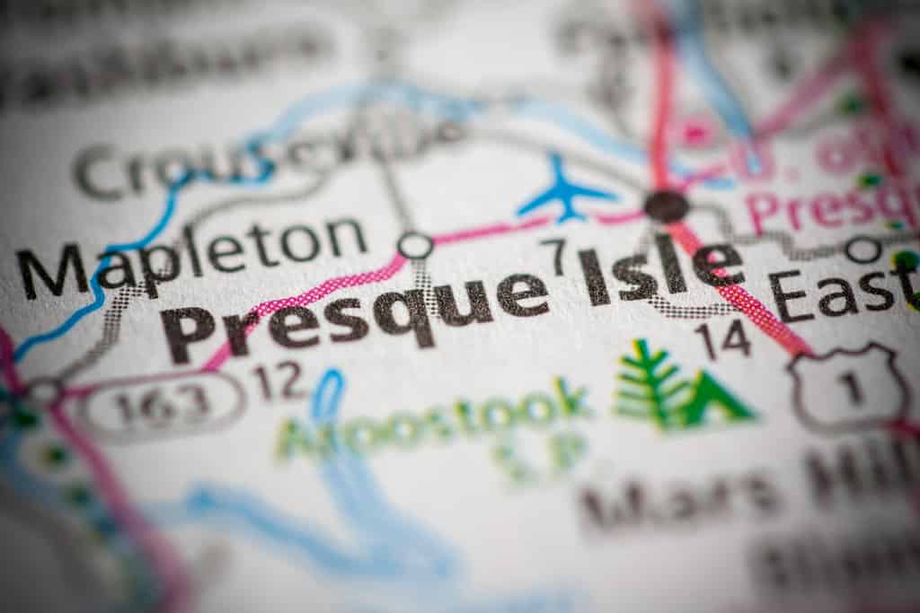 Isola di Presque. Maine. Stati Uniti d'America