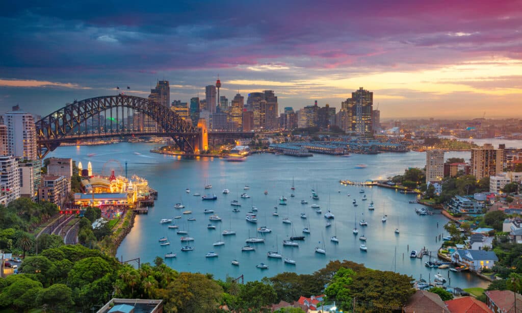 Ponte del porto di Sydney, Australia