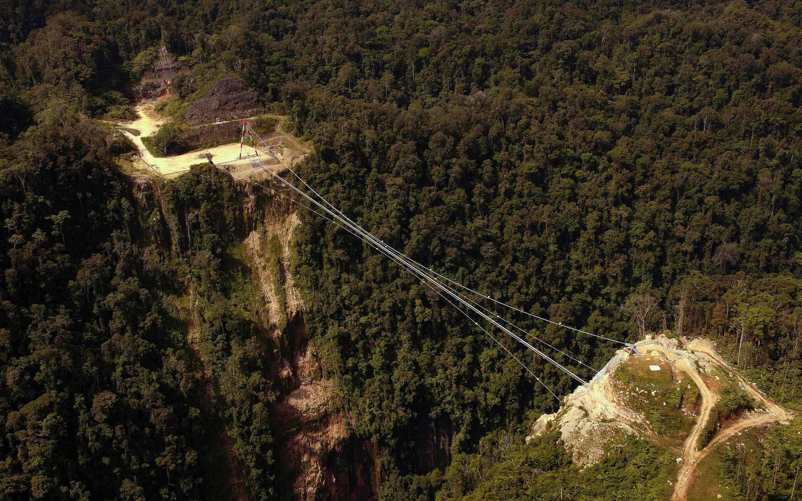 Ponte della pipeline di Hegigio Gorge
